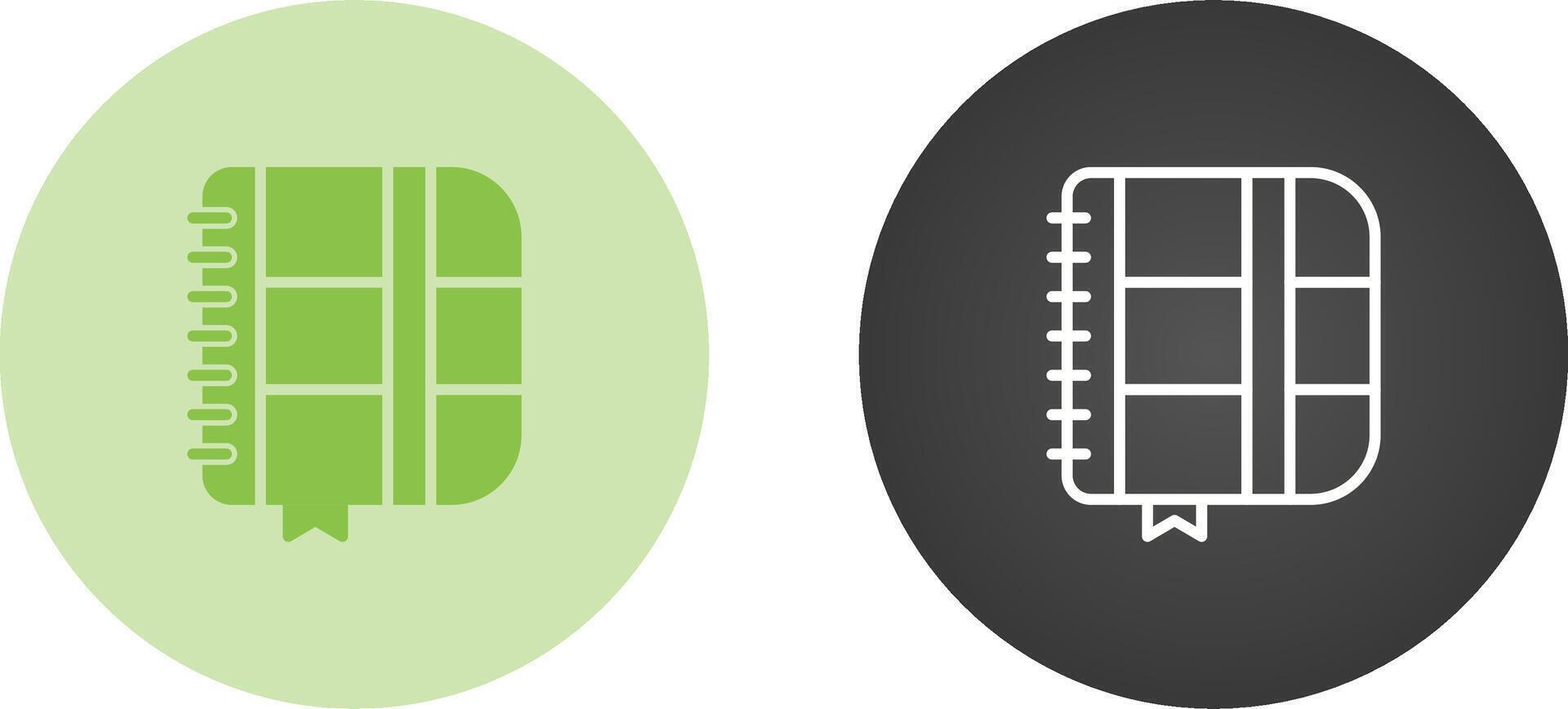 notebook vector pictogram