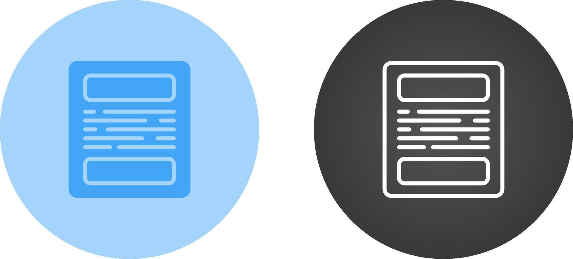 document vector pictogram