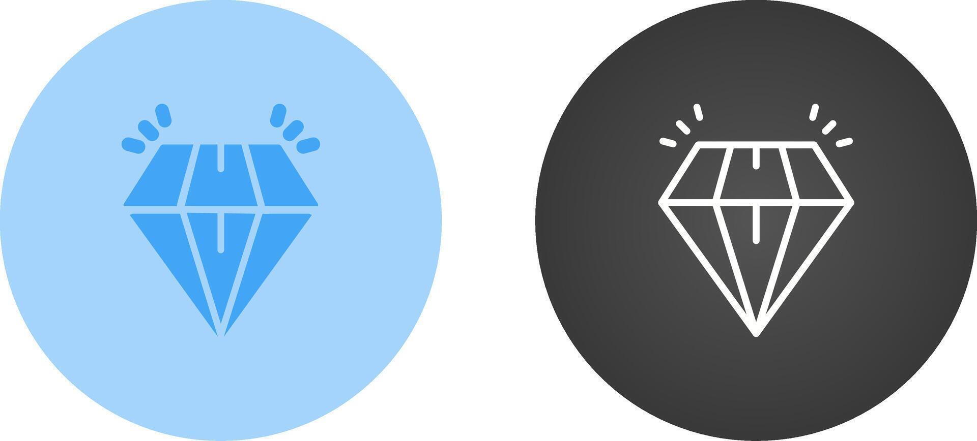 diamant vector pictogram