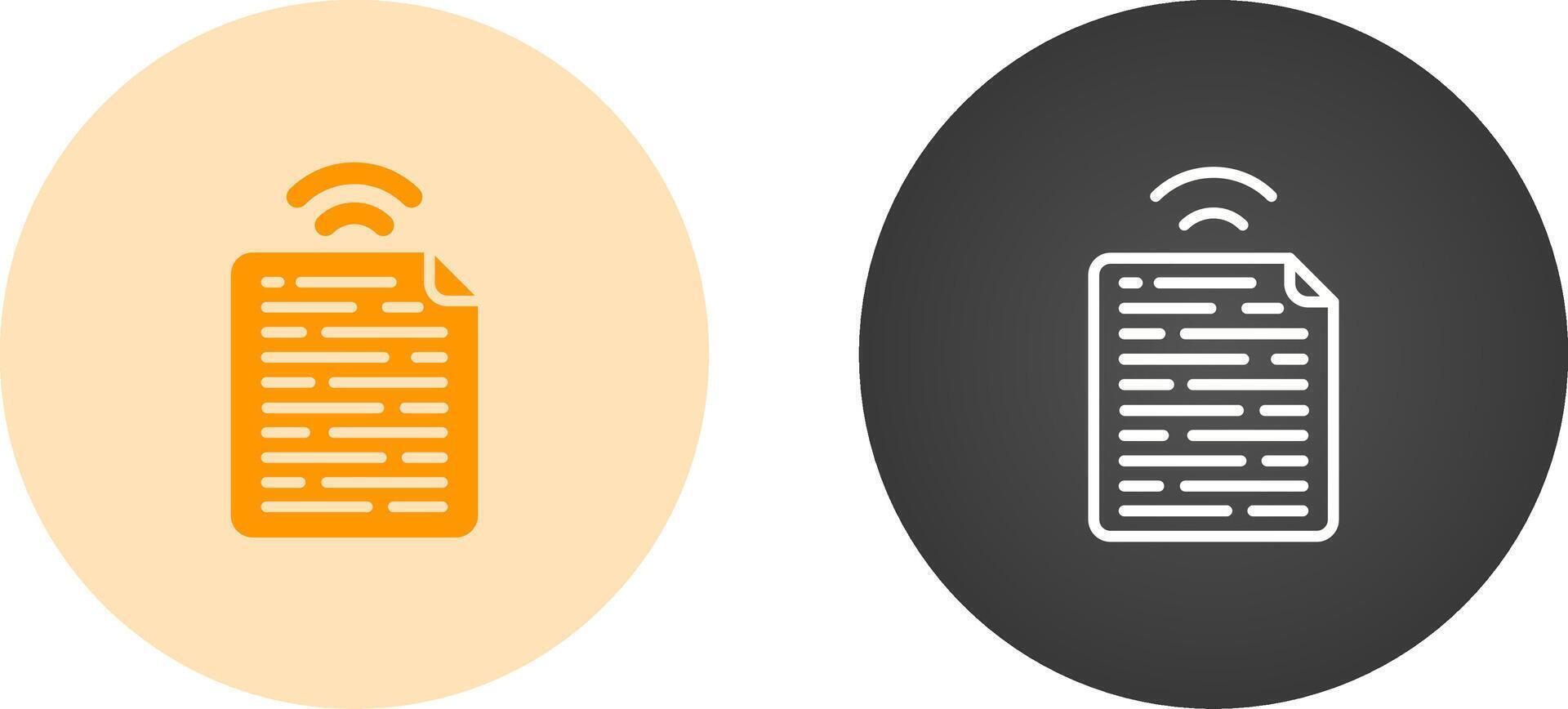 document vector pictogram