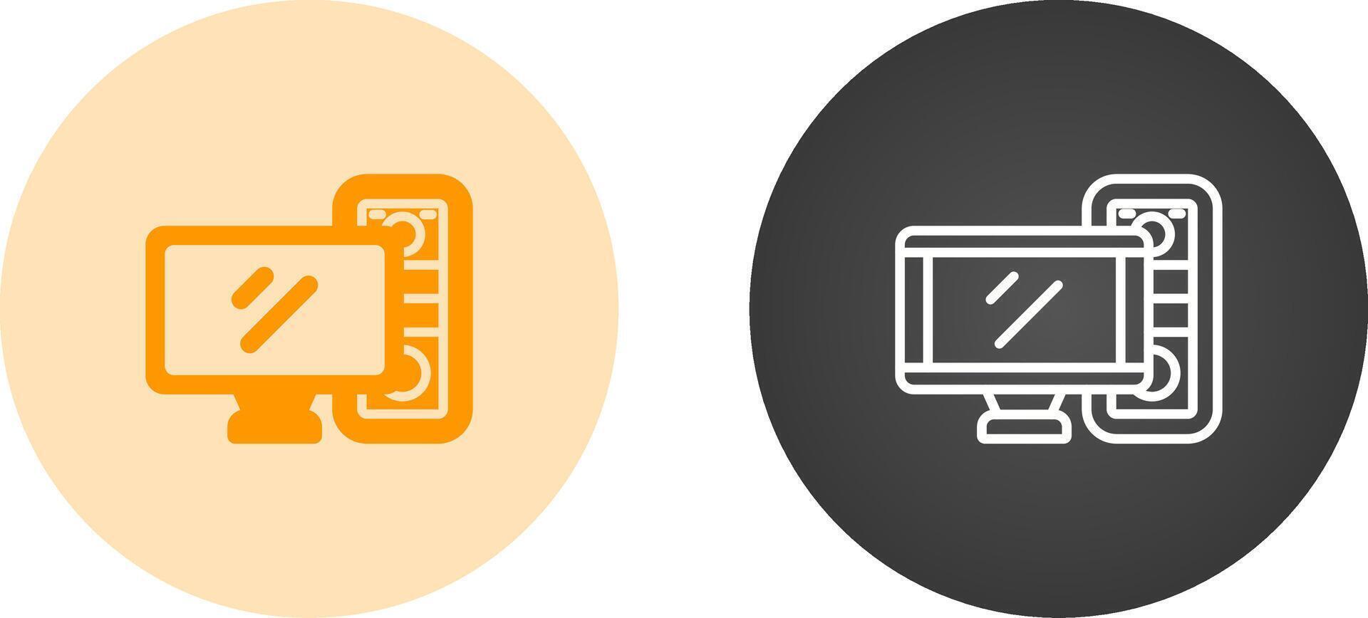 computer vector pictogram