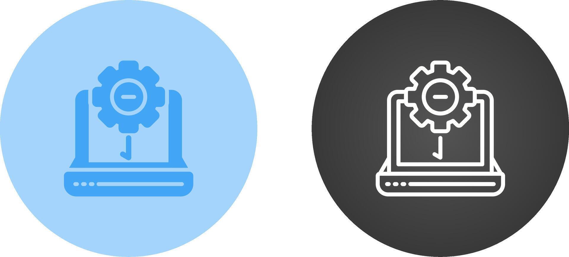 laptop vector pictogram