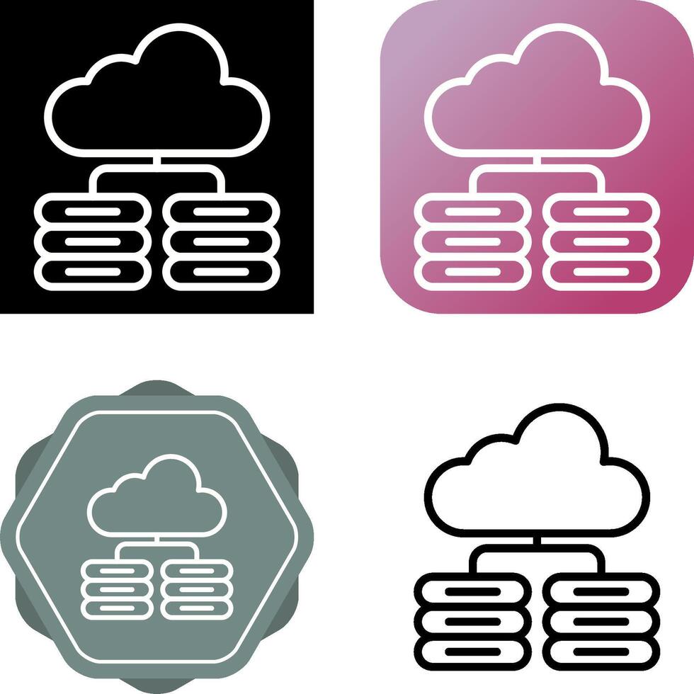 webhosting vector pictogram