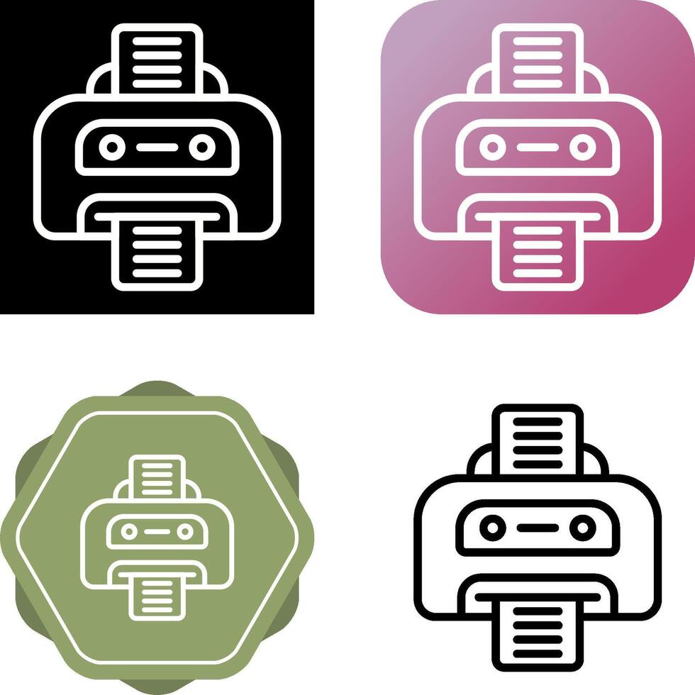 printer vector pictogram