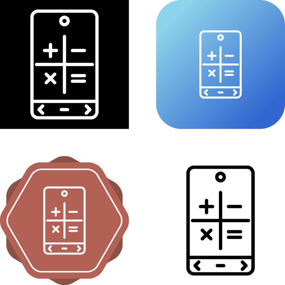 rekenmachine vector pictogram