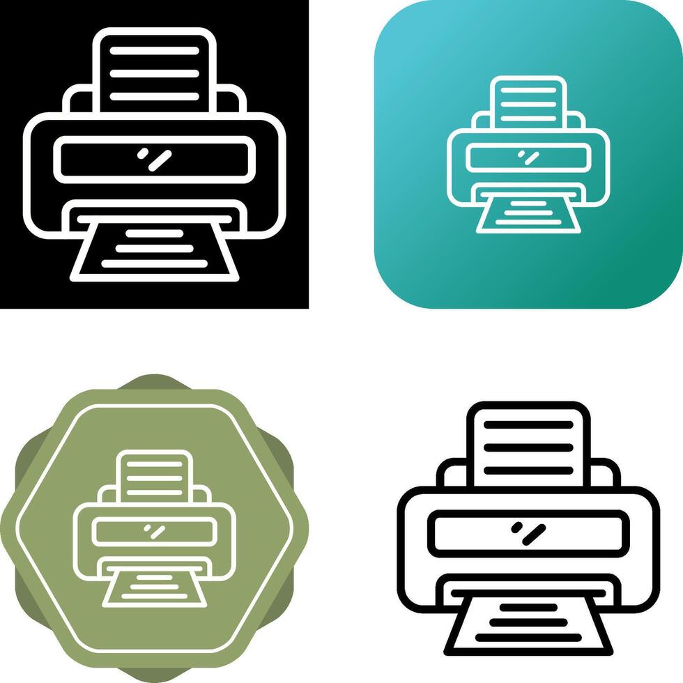 printer vector pictogram