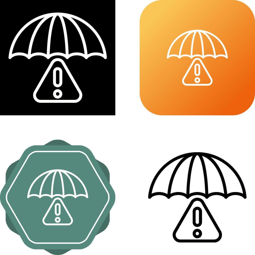 paraplu vector pictogram