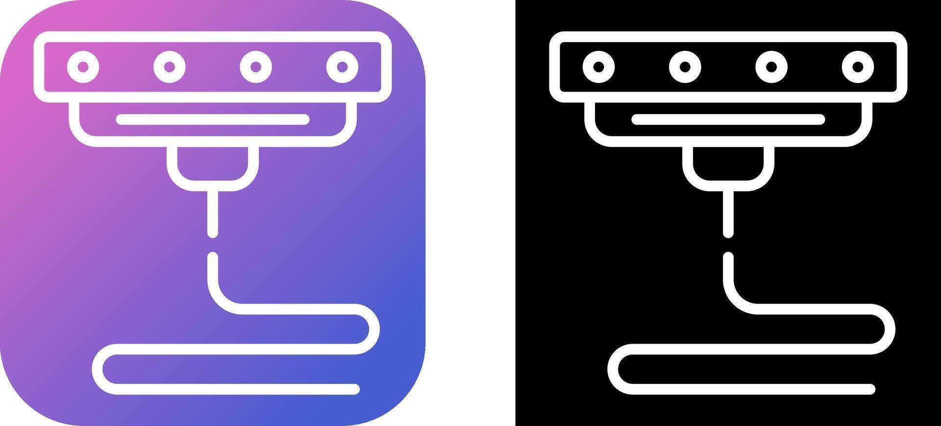 3D-printer vector pictogram