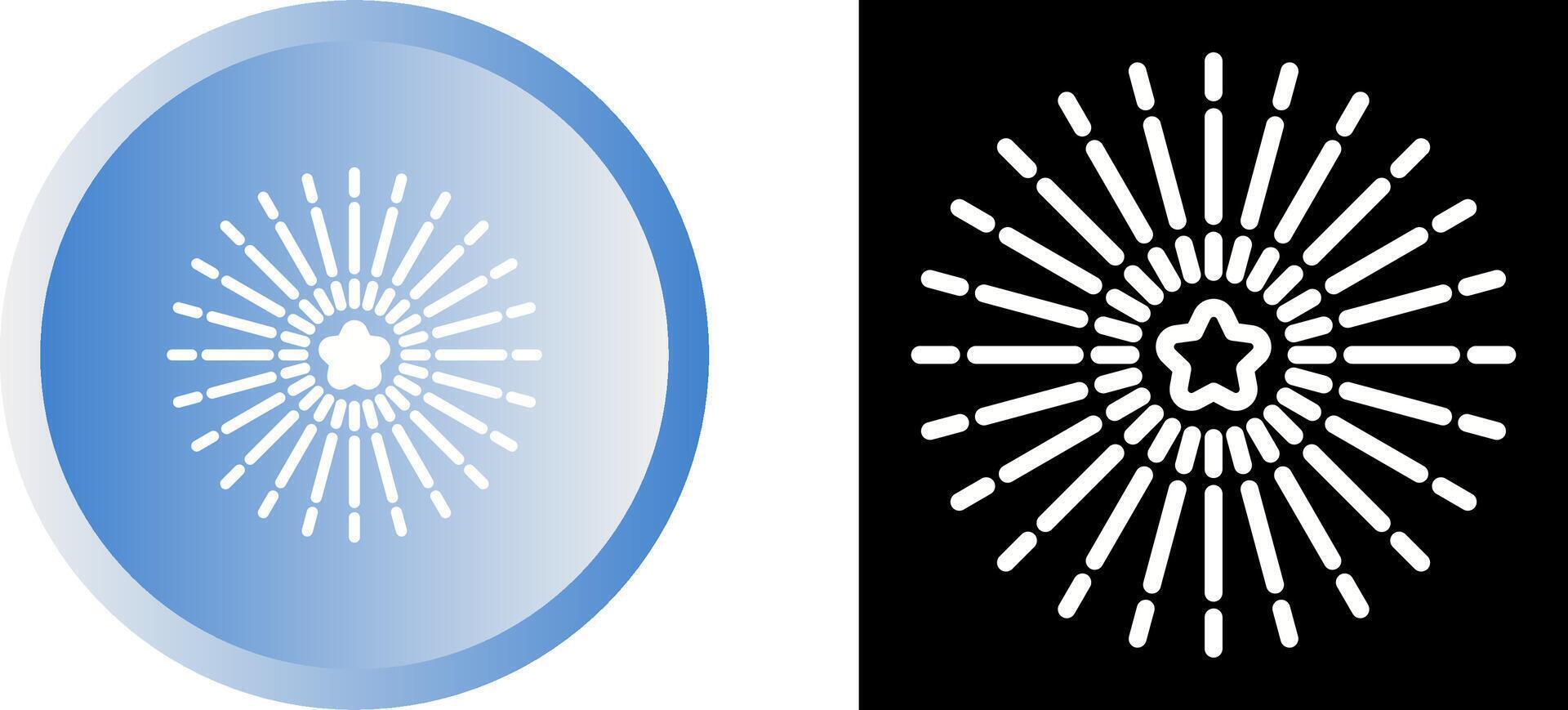 vuurwerk vector pictogram