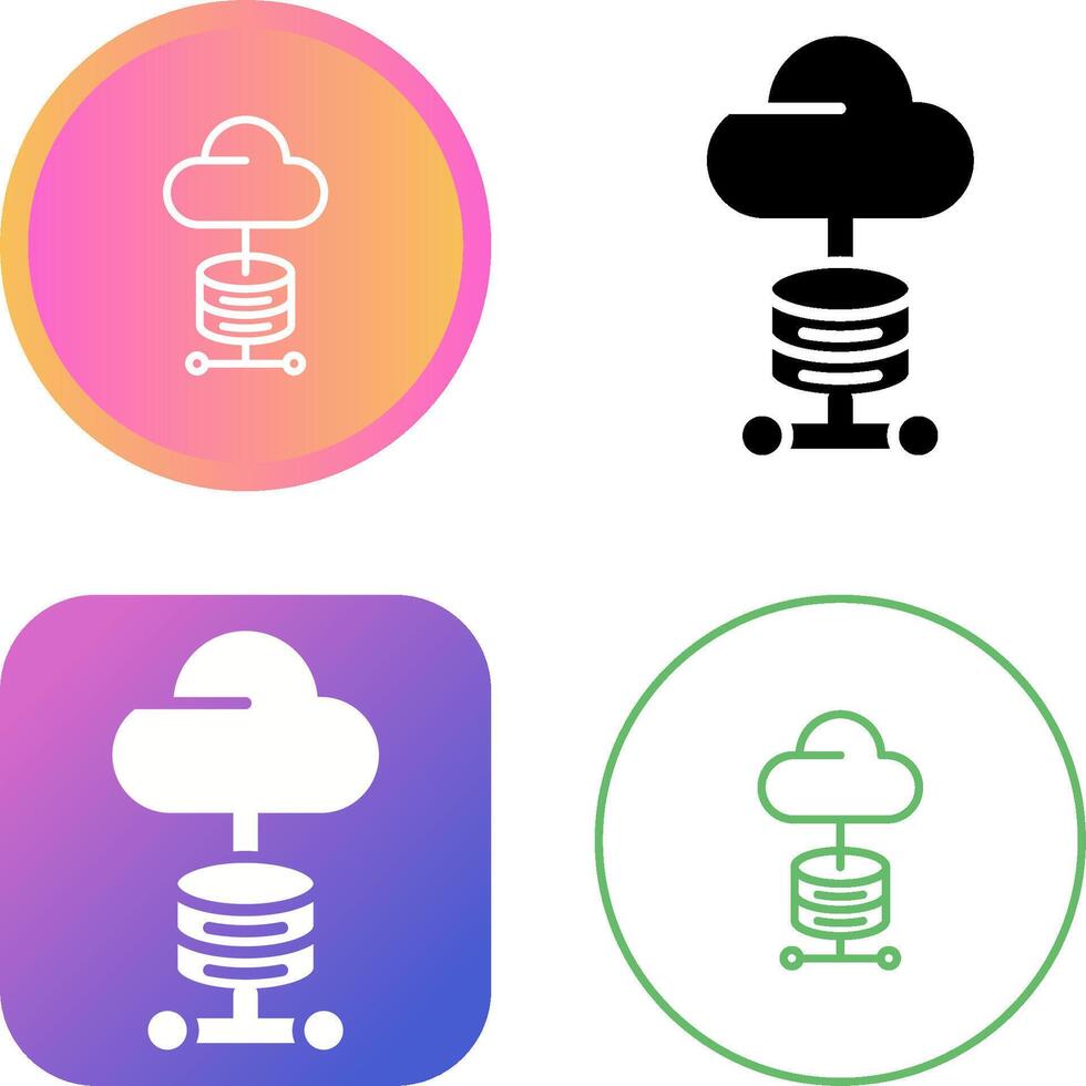 cloud computing vector icon