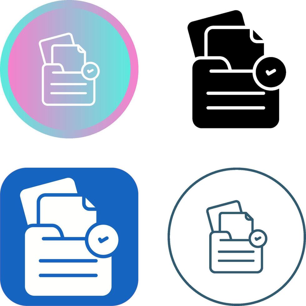 document vector pictogram