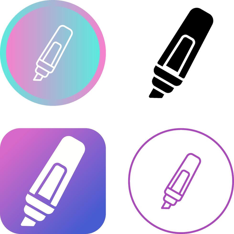 markeerstift vector pictogram