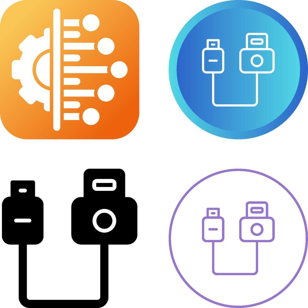 usb vector pictogram