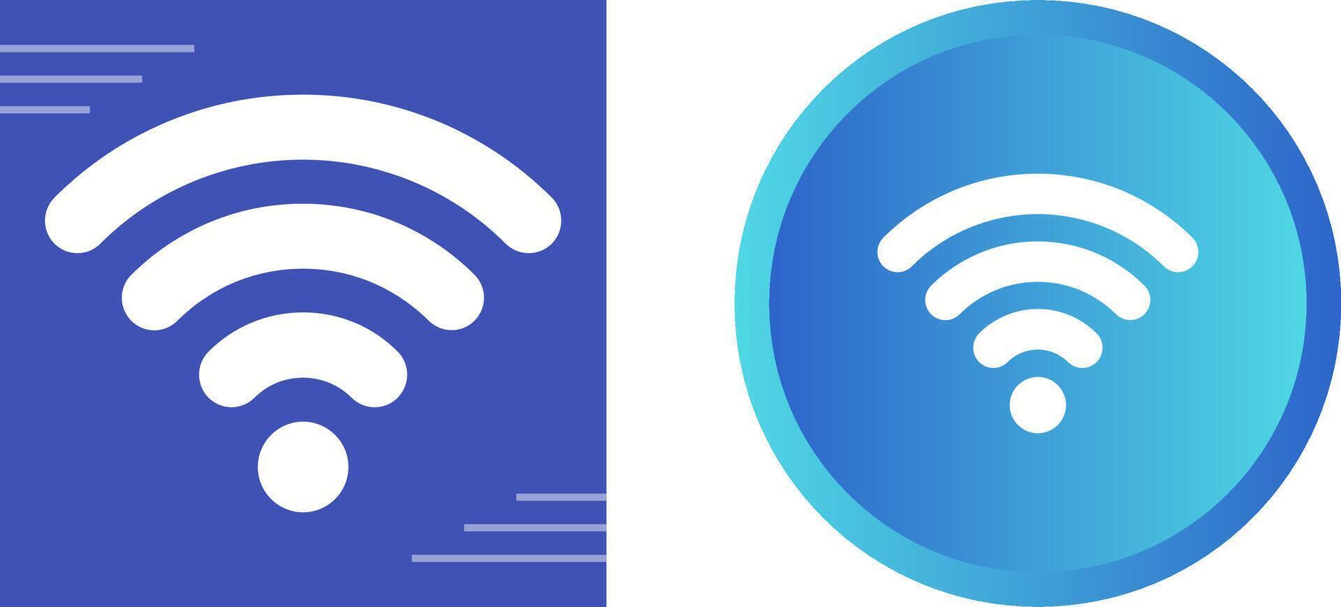 Wifi signaal vector icoon