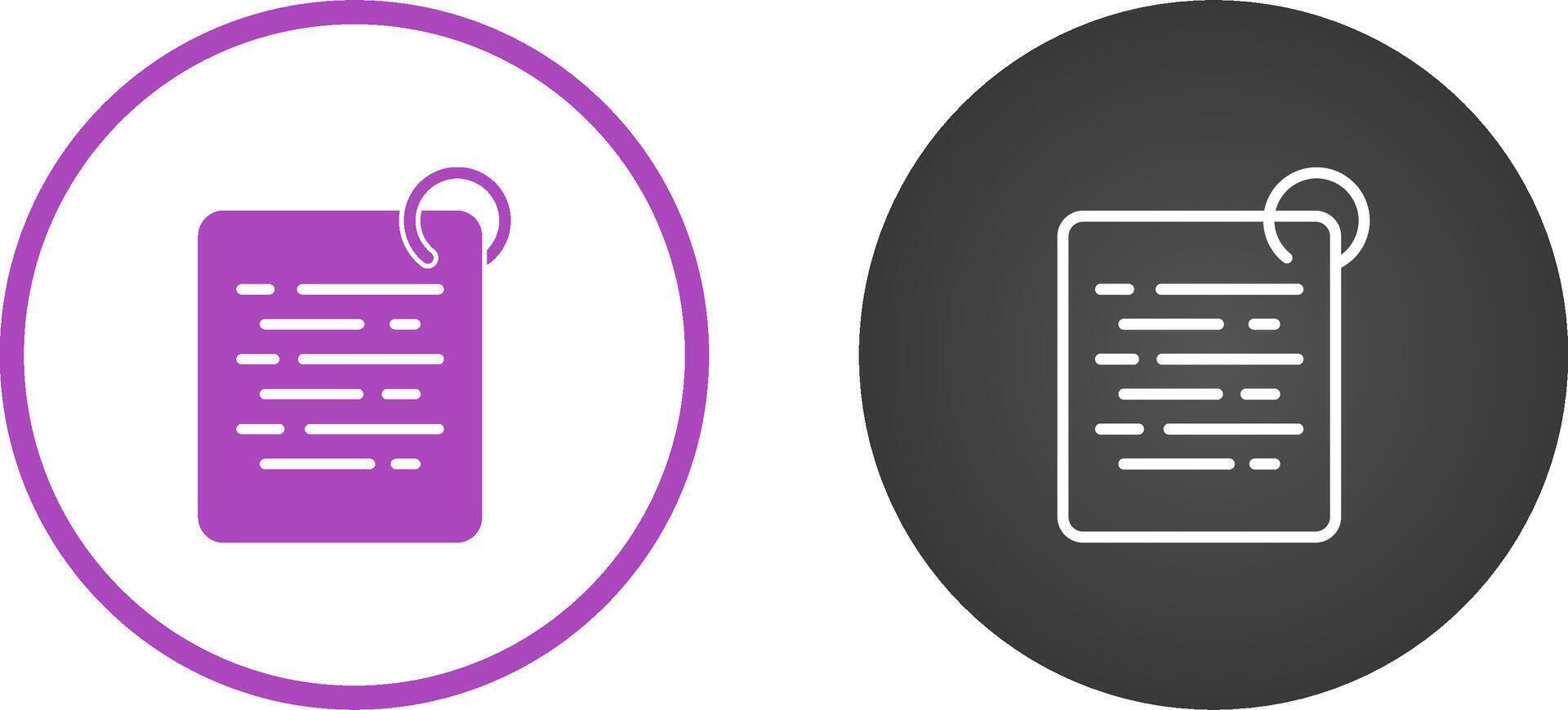 document vector pictogram