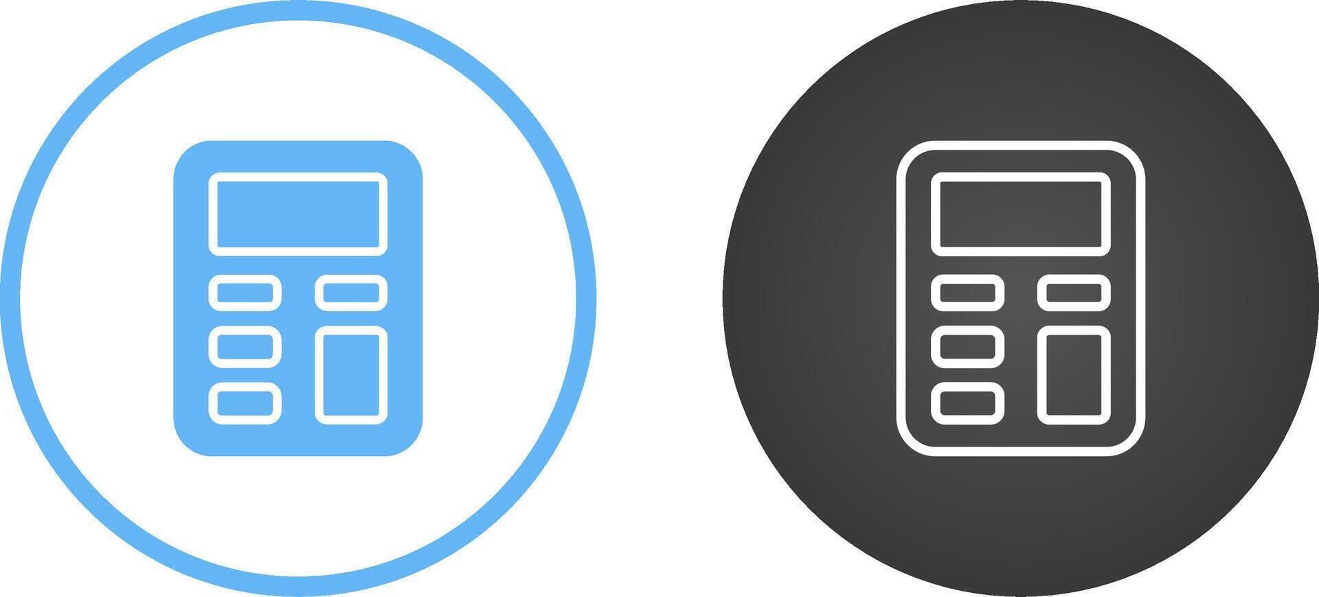 rekenmachine vector pictogram