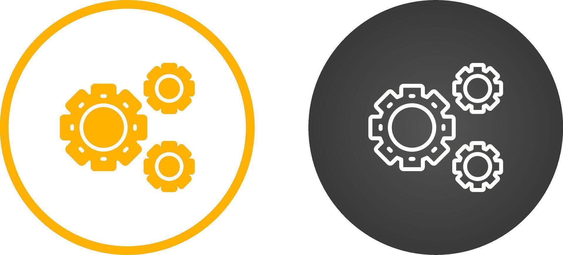 tandwiel vector pictogram