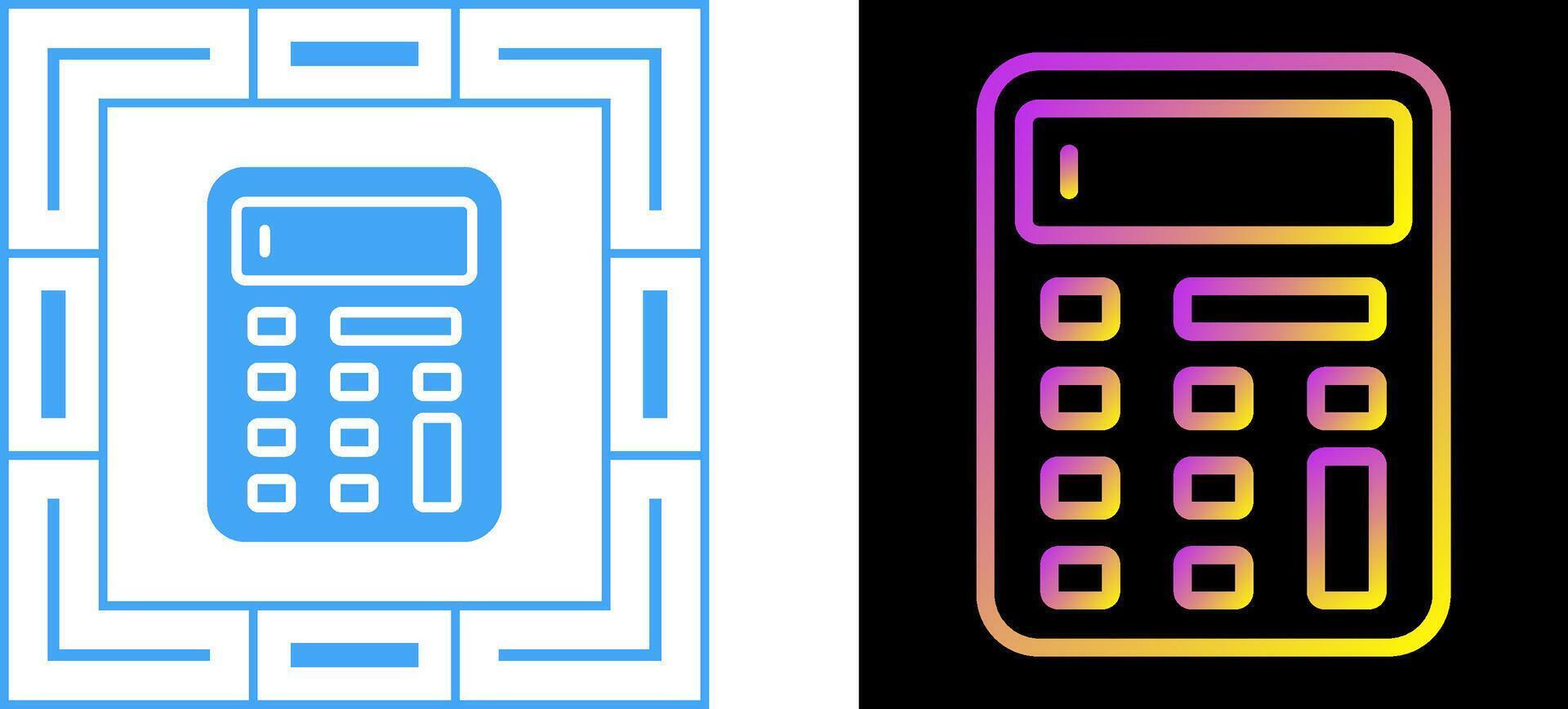 rekenmachine vector pictogram