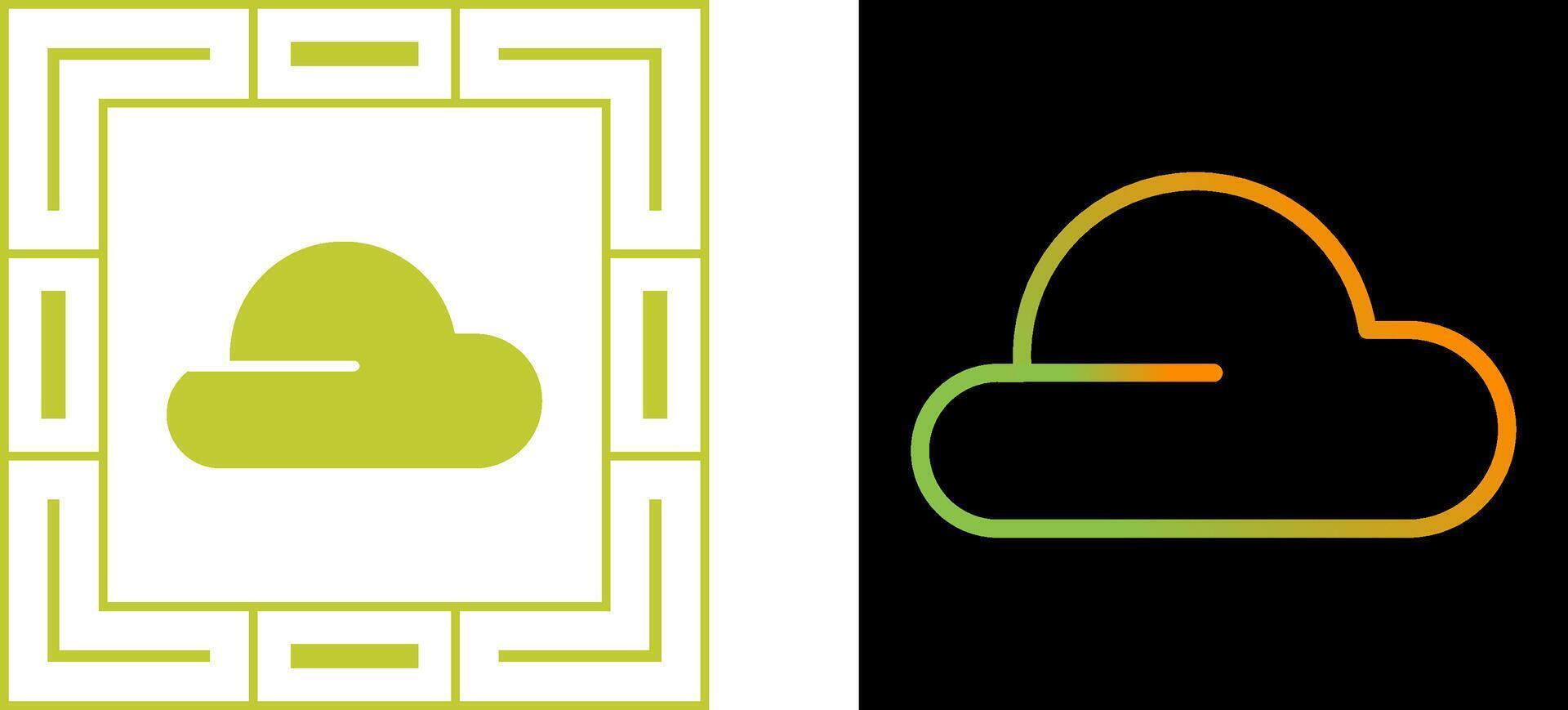 wolk vector pictogram