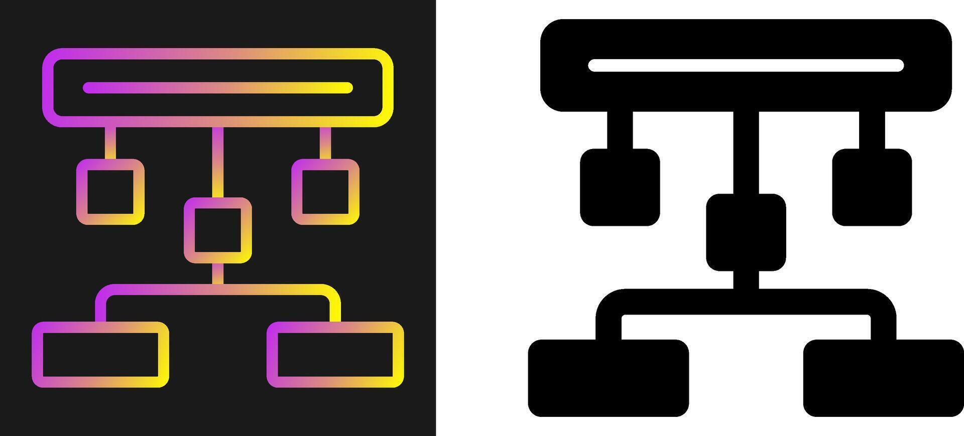 hiërarchie vector pictogram