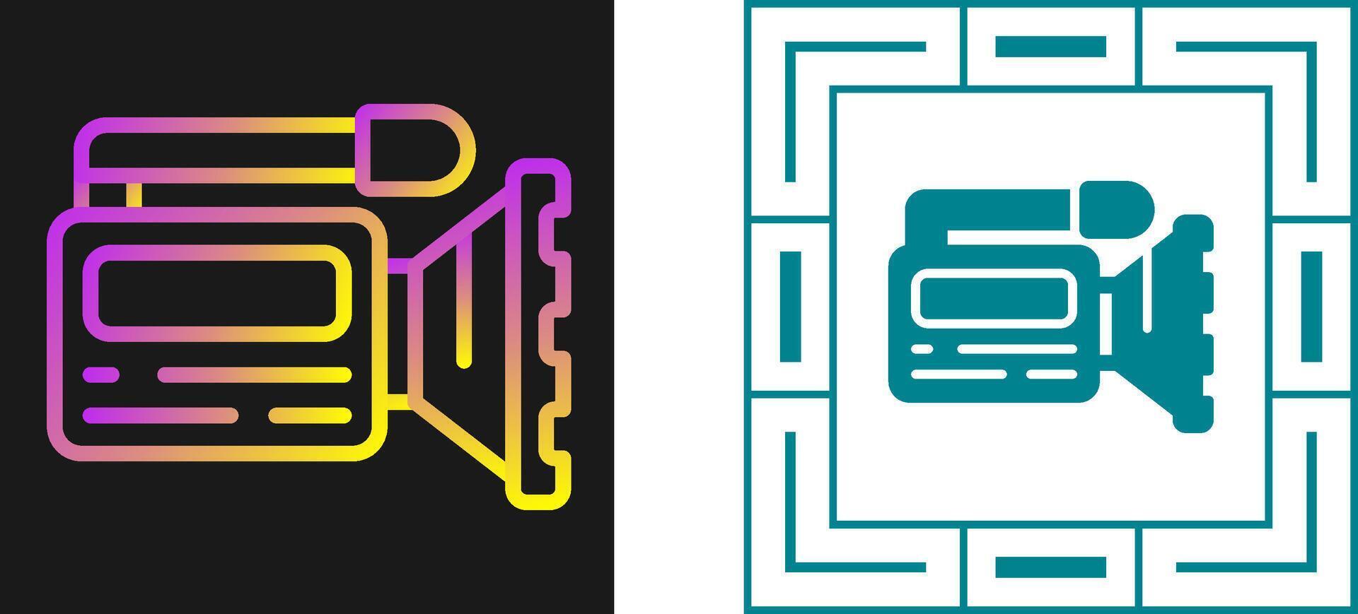 camcorder vector pictogram