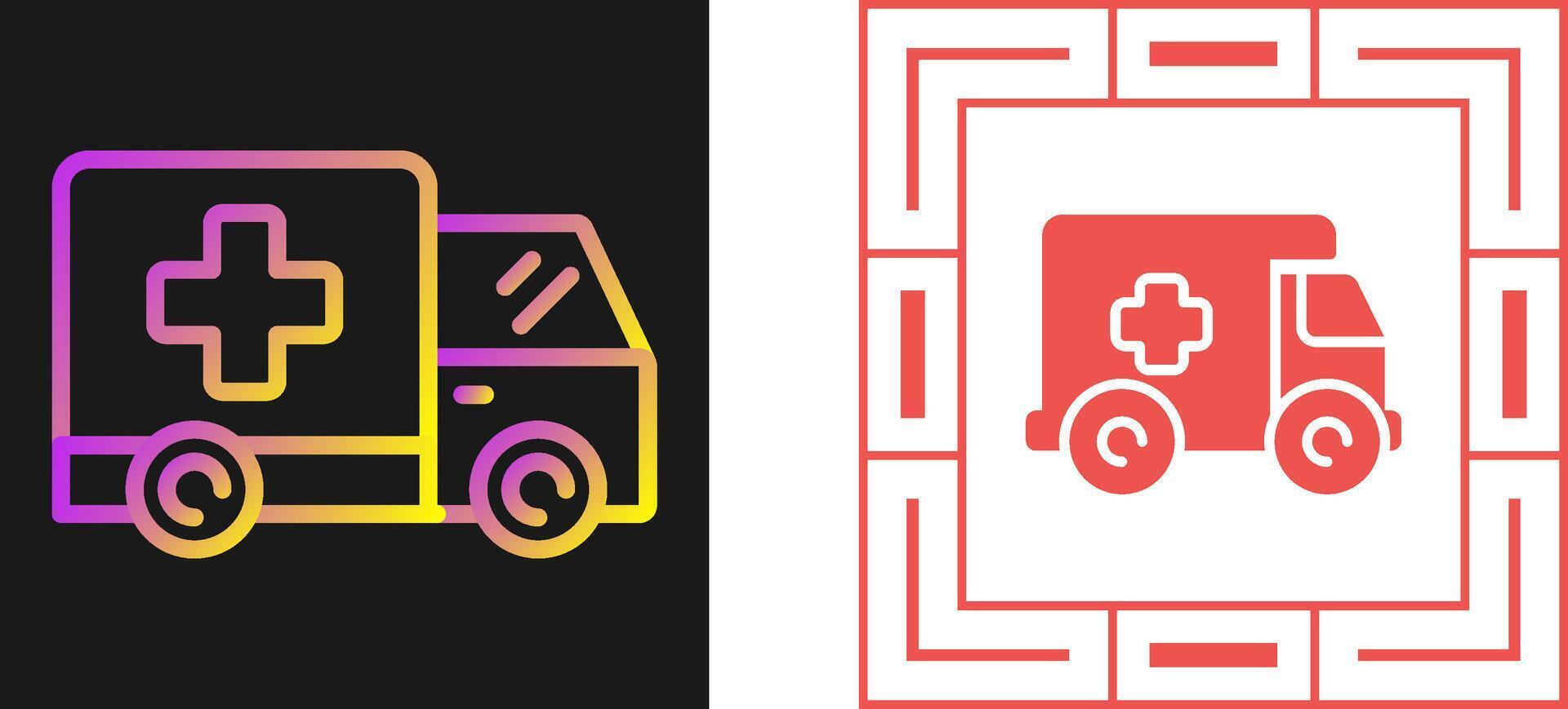 ambulance vector pictogram