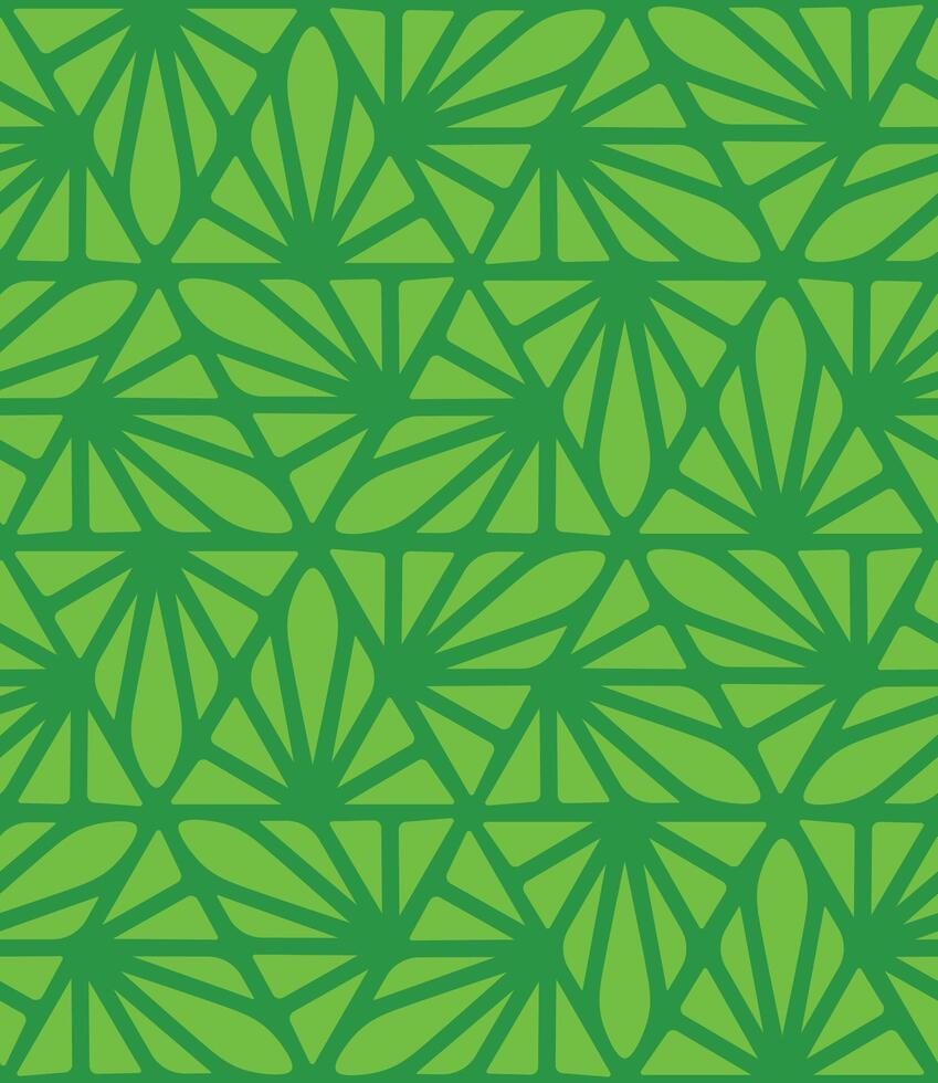naadloos groen patroon voor achtergrond vector