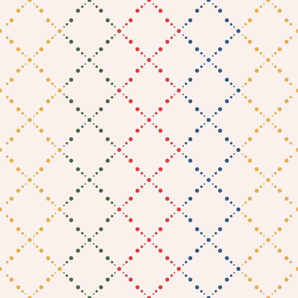 naadloos patroon met kleurrijk polka stippen. eindeloos gevlekte achtergrond voor kinderen kleren, linnen, web Pagina's, textiel vector