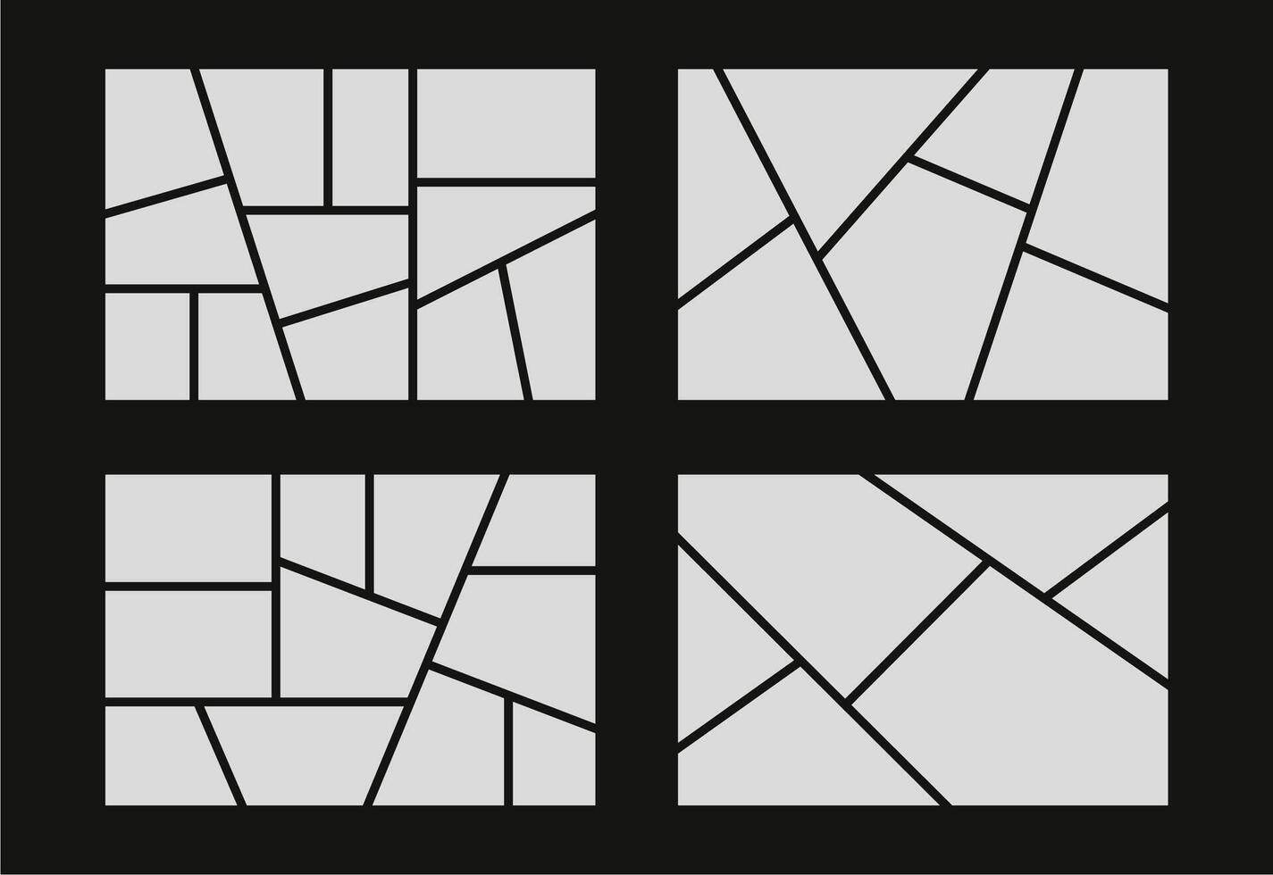 afbeeldingen of foto's kader collage abstract foto kaders en digitaal foto muur sjabloon vector