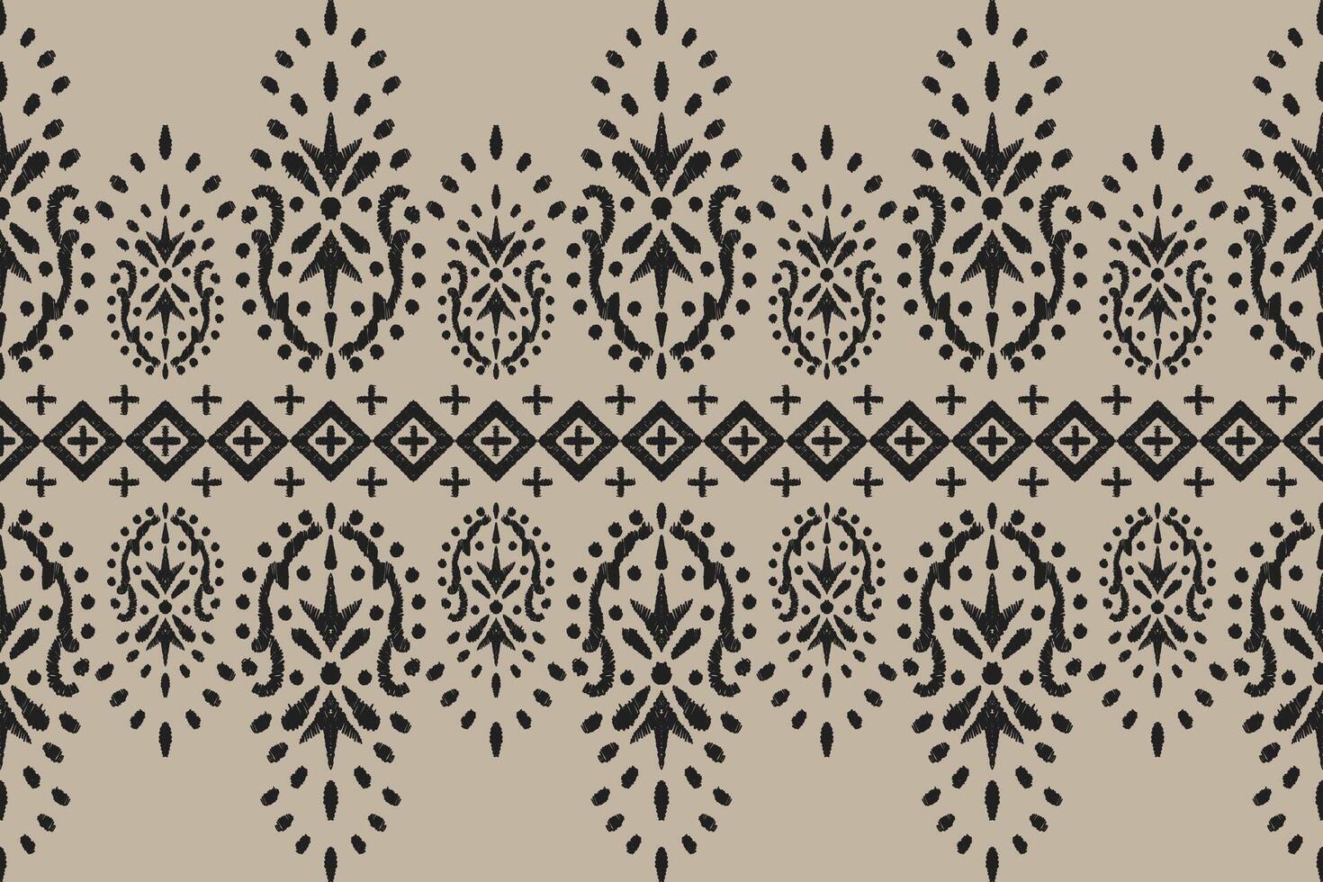 ikat tribal Indisch naadloos patroon. etnisch aztec kleding stof tapijt mandala ornament inheems boho chevron textiel.geometrisch Afrikaanse Amerikaans oosters traditioneel vector illustraties. borduurwerk stijl.