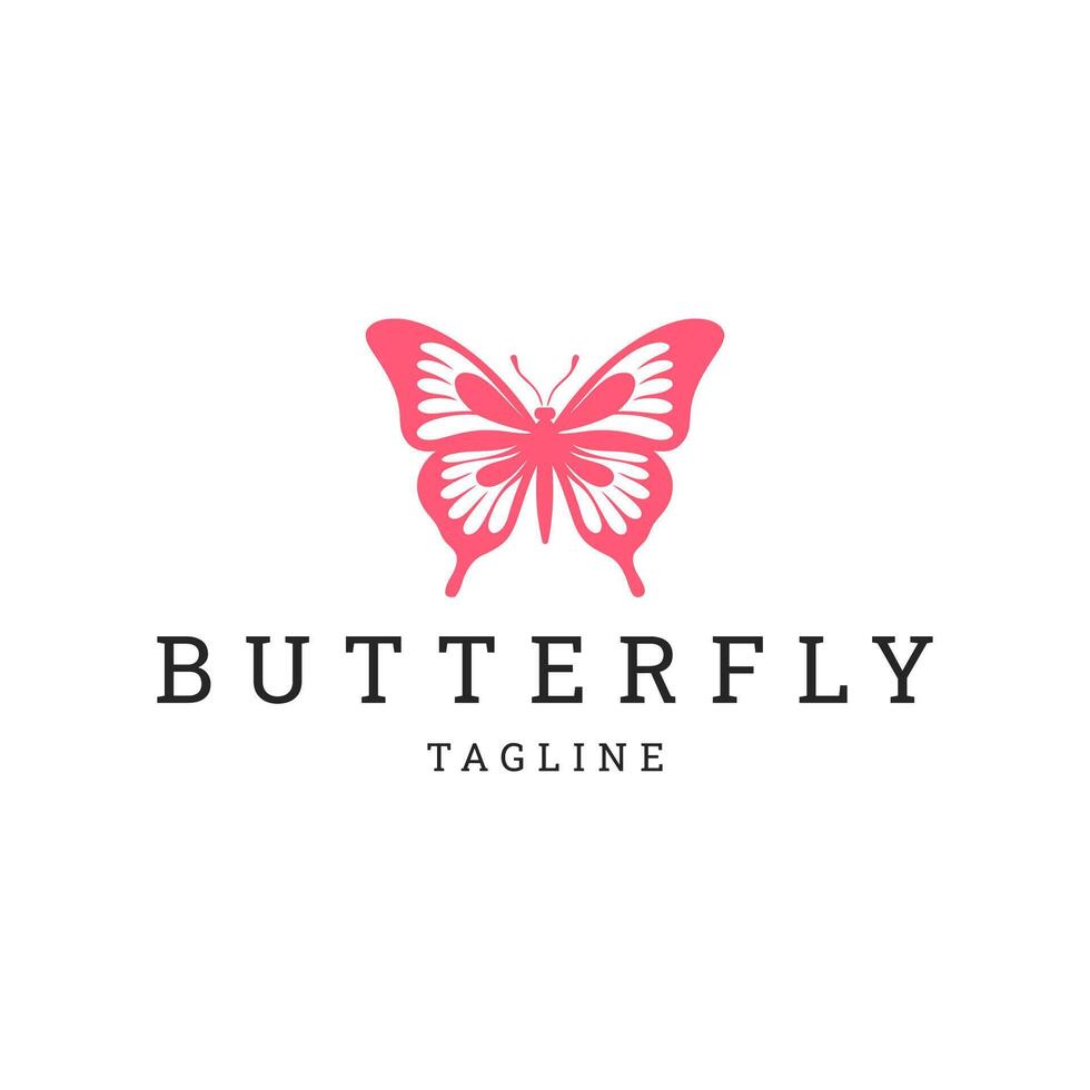 ai gegenereerd vlinder logo icoon ontwerp vector