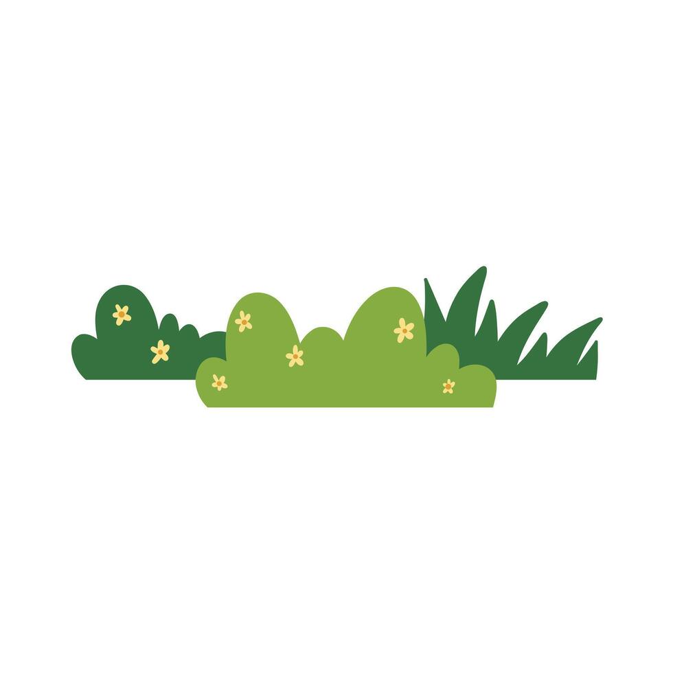 groen gras bladeren. natuur decoratie vector