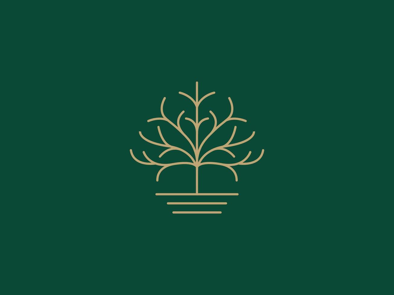 logo sjabloon voor bedrijf en bedrijf met eik boom vector