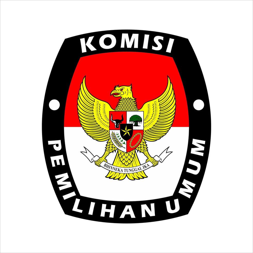 kpu Indonesisch regering algemeen verkiezing logo vector