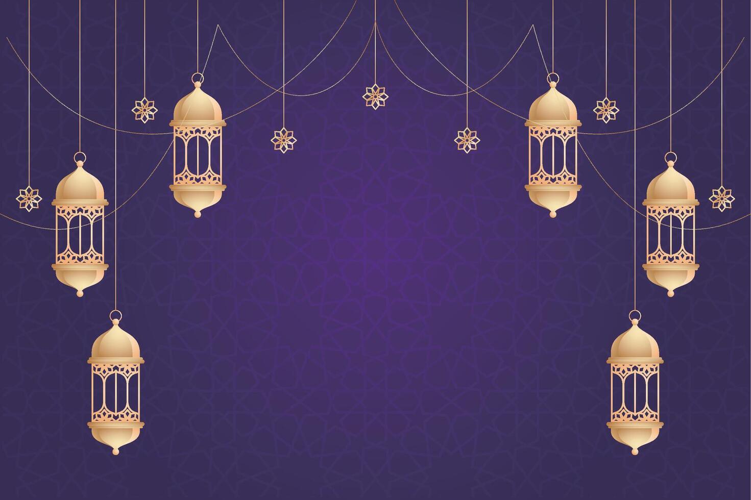 elegant luxe ramadan, eid mubarak decoratief vakantie kaart vector