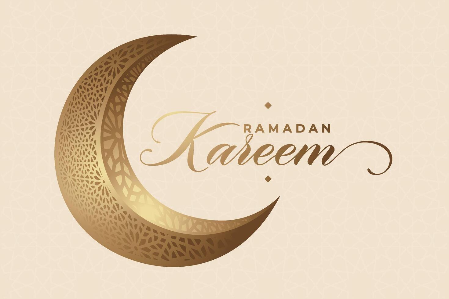 elegant luxe ramadan, eid mubarak decoratief vakantie kaart vector