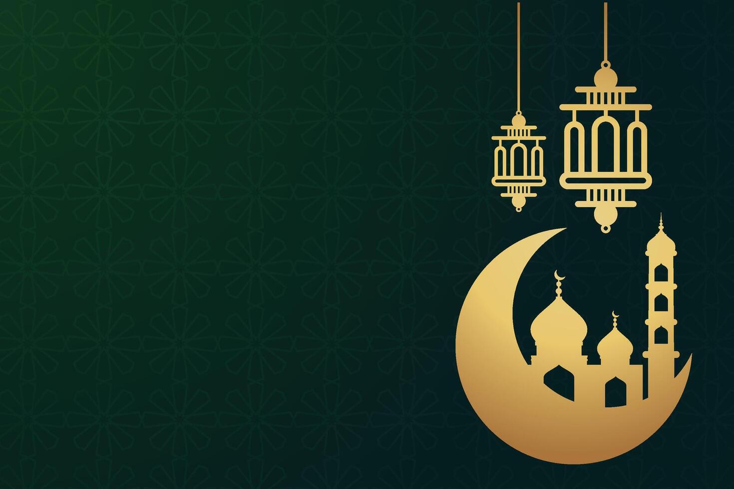 eid al fitr, Ramadhan decoratief groet kaart vector