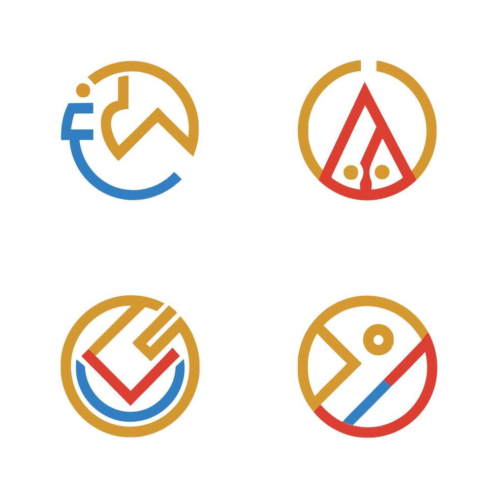 veelzijdig en modern vector logo ontwerpen verzameling