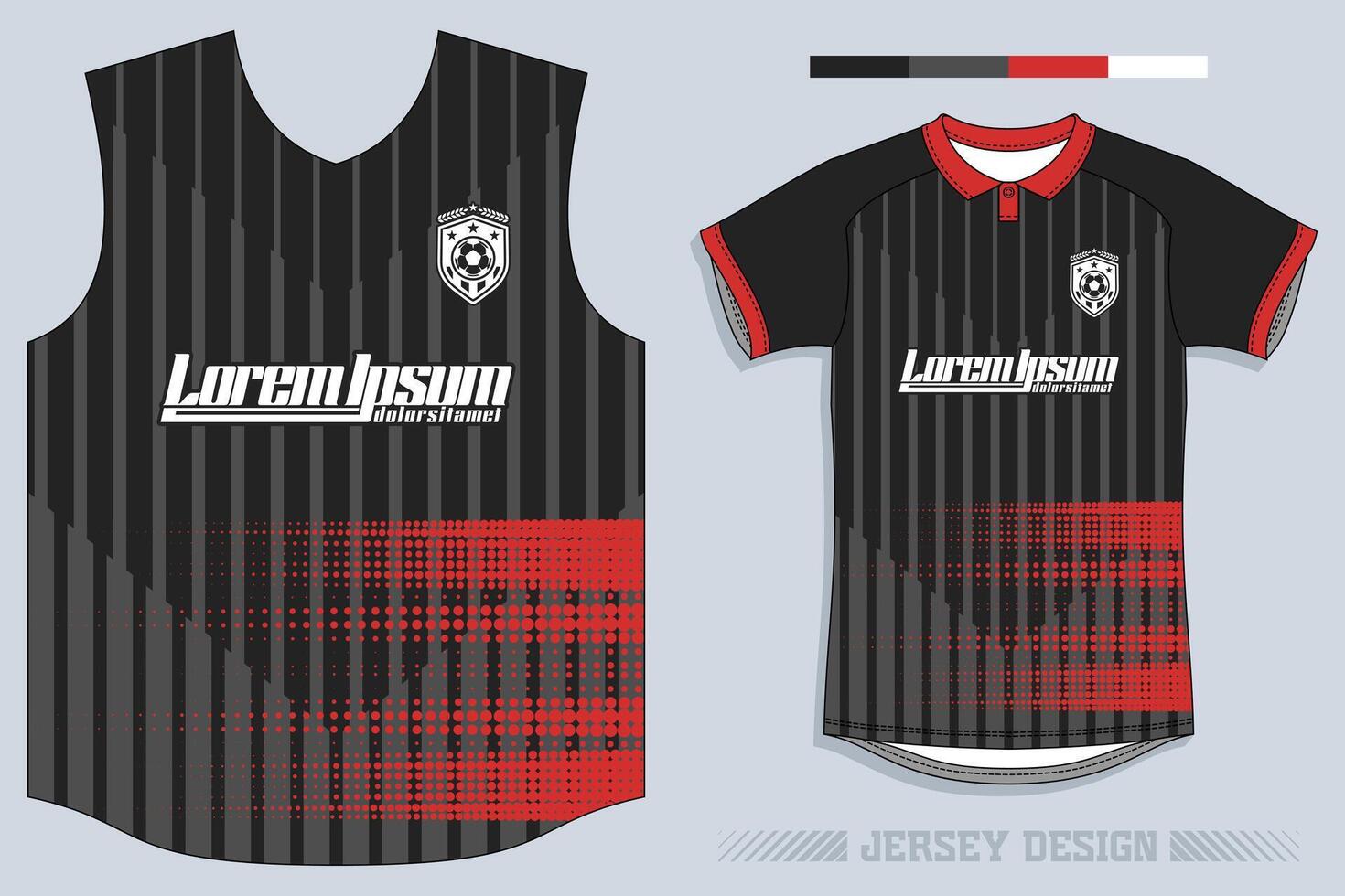 sport jersey en t-shirt sjabloon sport jersey ontwerp vector. sportontwerp voor voetbal, racen, gaming-jersey. vector. vector