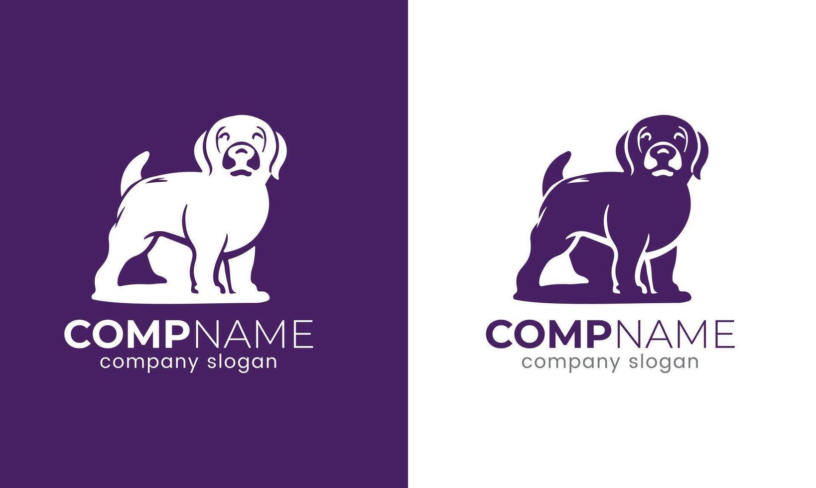 ai gegenereerd hond vector, grafisch, logo, kunst ontwerp icoon, familie partner. vector