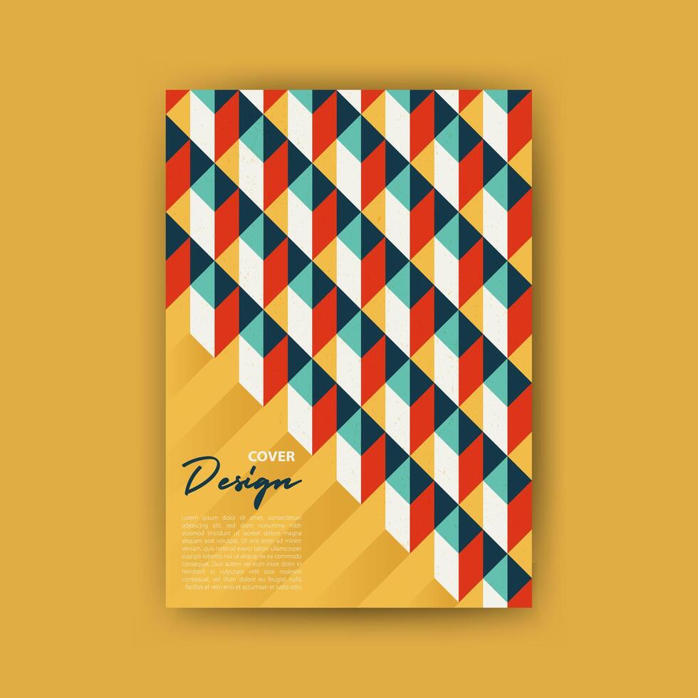 abstract minimaal meetkundig vormen veelhoek ontwerp achtergrond voor bedrijf jaar- rapport, boek omslag, brochure, folder, poster. grootte a4, voorkant vector