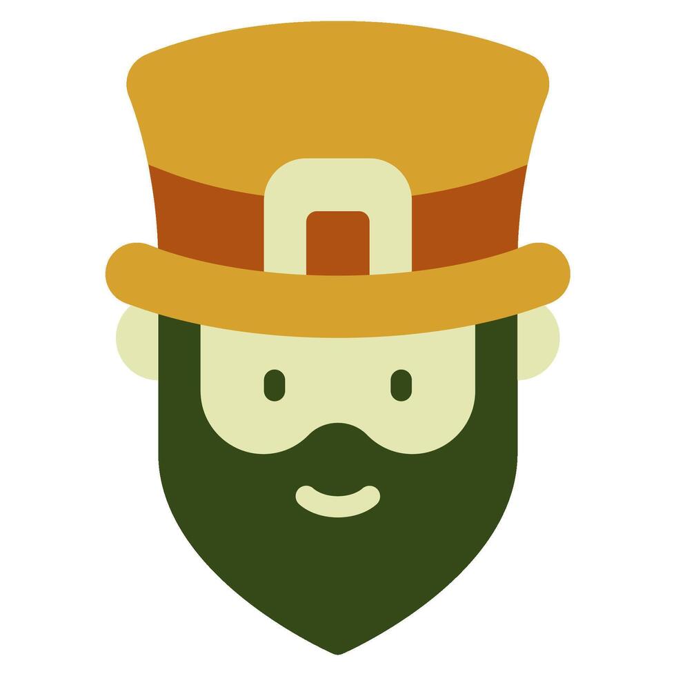 elf van Ierse folklore icoon voor web, app, infografisch, enz vector