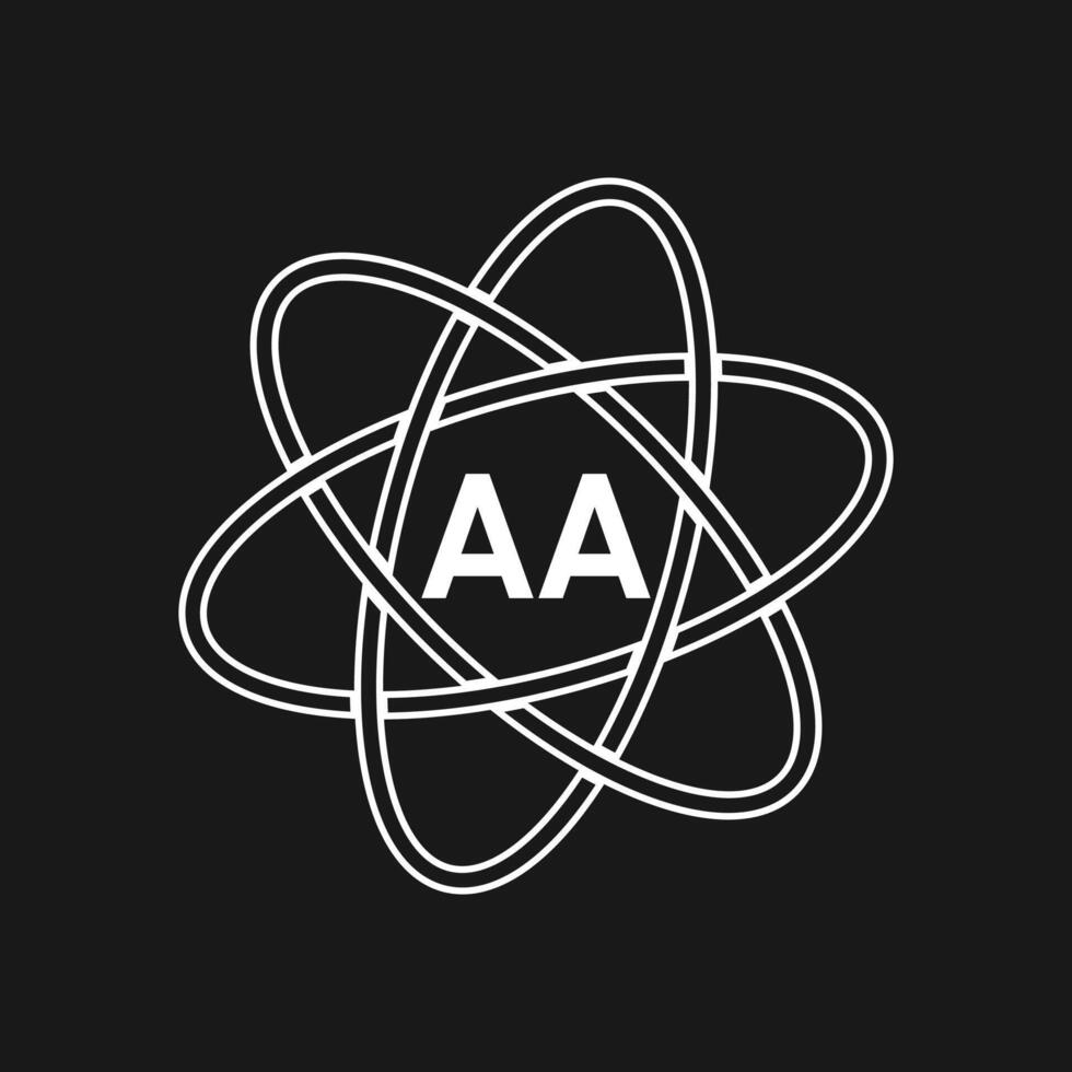 aa brief logo ontwerp Aan wit achtergrond. aa logo. aa creatief initialen brief monogram logo icoon concept. aa brief ontwerp vector