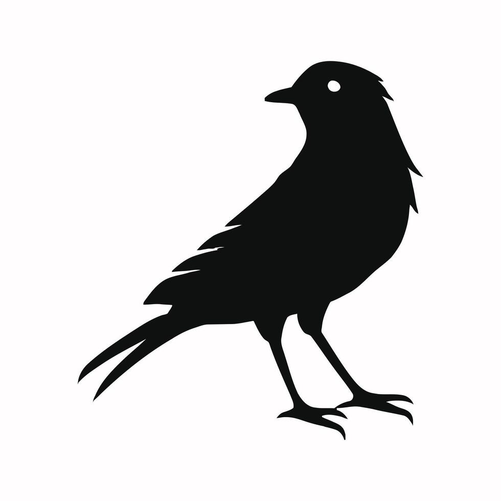 reeks van een kudde van vliegend verschillend vogelstand silhouetten verzameling van verschillend tekenfilm zwart vogelstand Aan wit achtergrond. vector illustratie. vrij