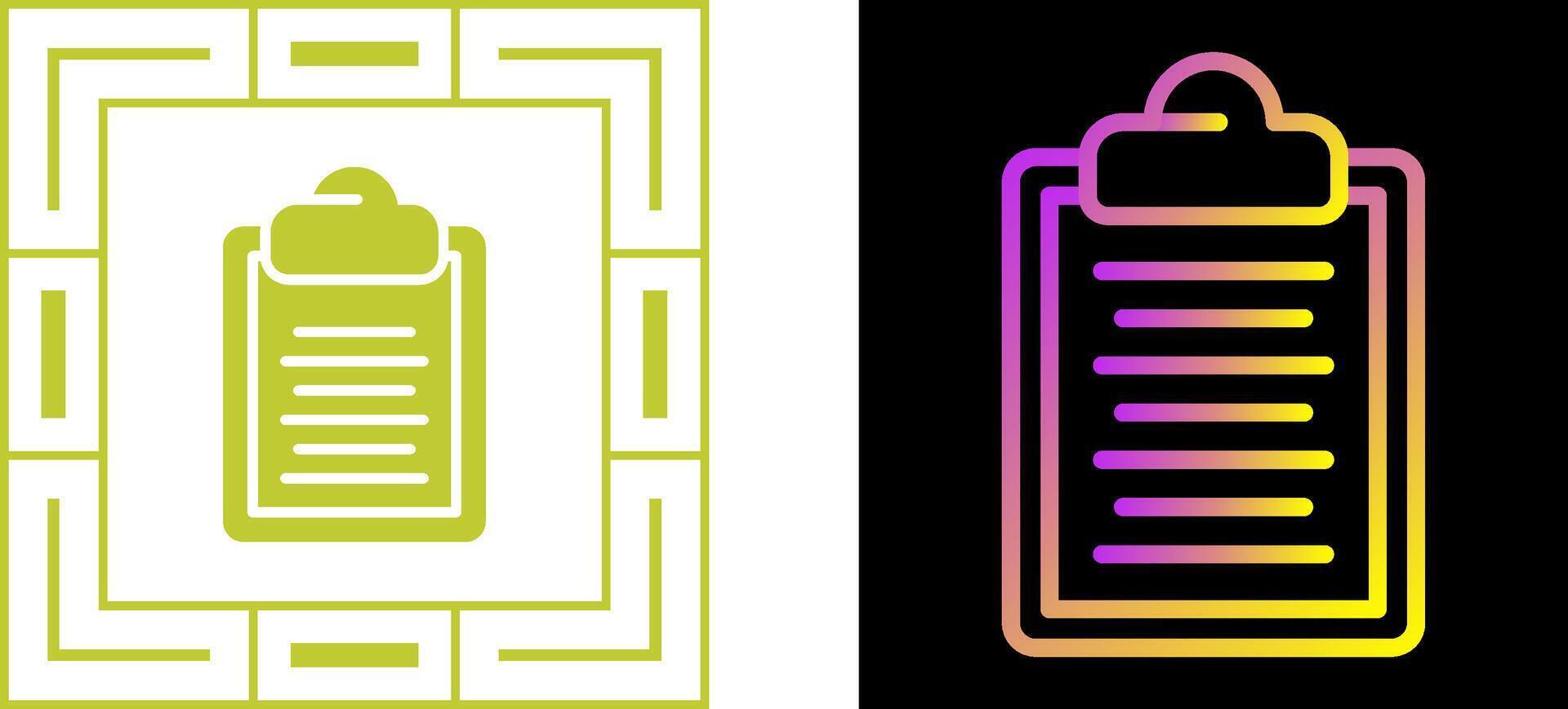 Klembord vector pictogram