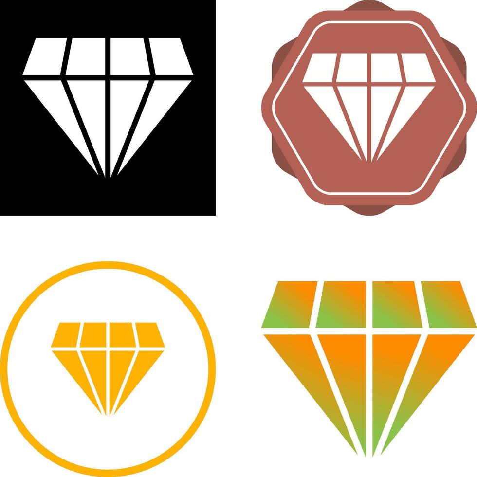 diamant vector pictogram