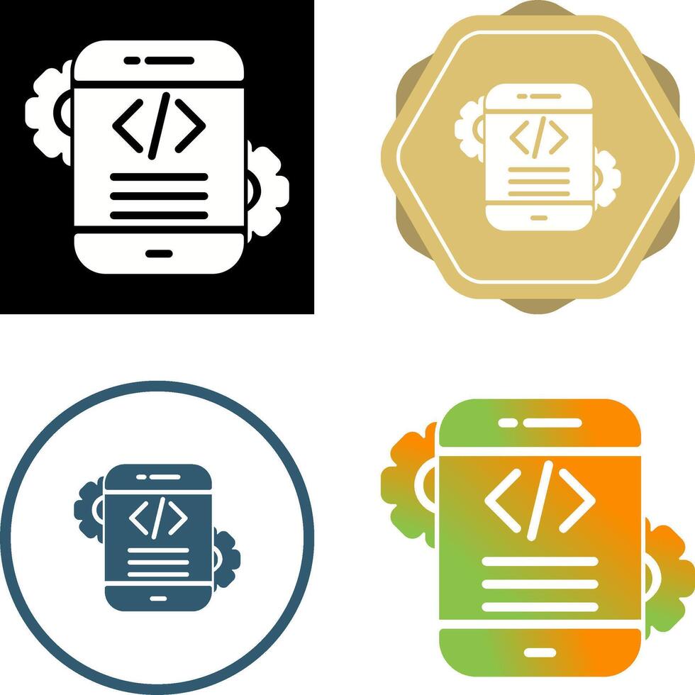 mobiel app ontwikkeling vector icoon