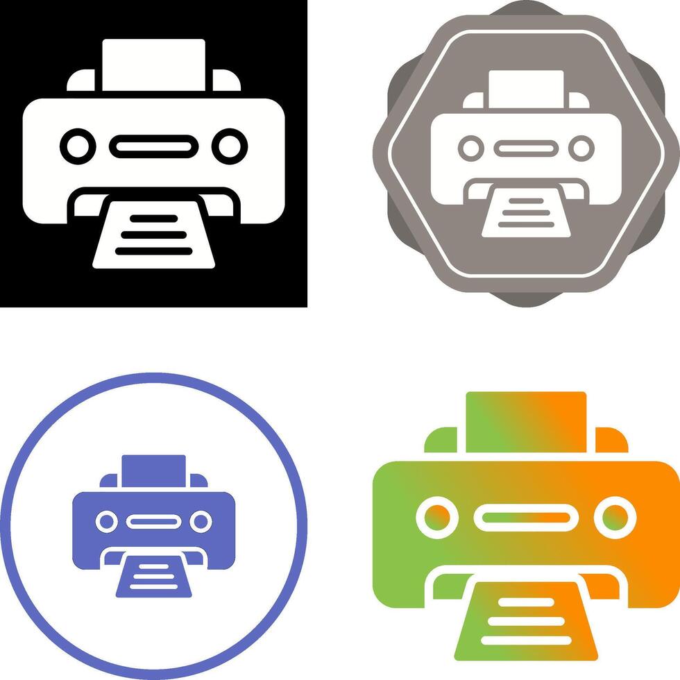 printer vector pictogram