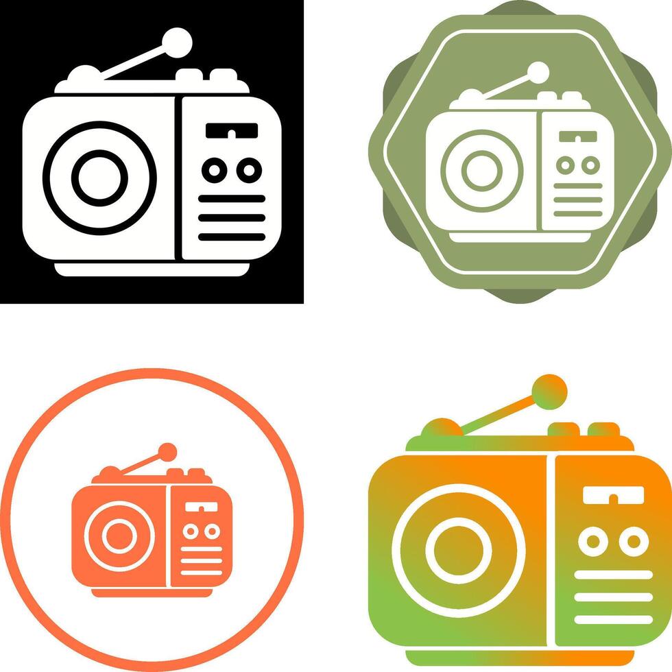 radio vector pictogram