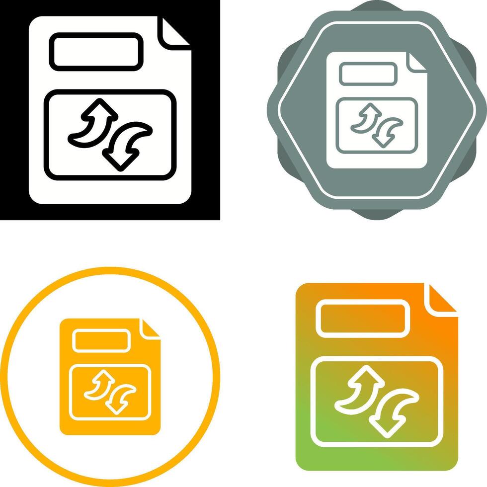 document vector pictogram